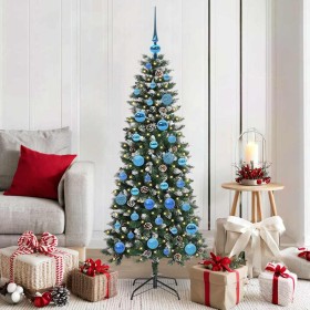Árbol de Navidad artificial con 150 LED Verde 66 x 66 x 150 cm