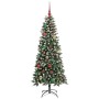 Árbol de Navidad artificial con 150 LED Verde 66 x 66 x 150 cm