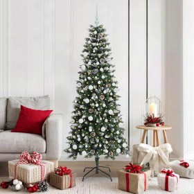 Árbol de Navidad artificial con 300 LED Verde 76 x 76 x 180 cm