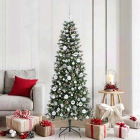 Árbol de Navidad artificial con 300 LED Verde 76 x 76 x 180 cm
