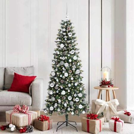 Árbol de Navidad artificial con 300 LED Verde 76 x 76 x 180 cm