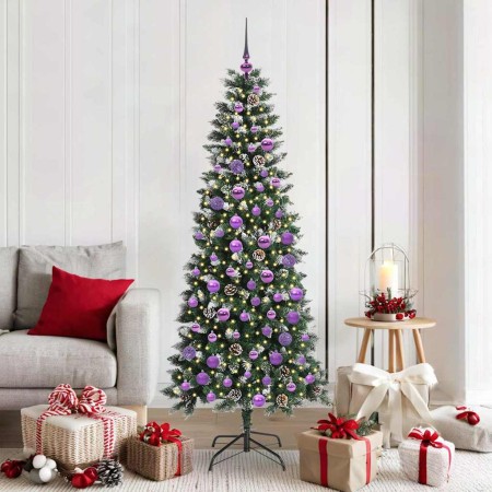 Árbol de Navidad artificial con 300 LED Verde 76 x 76 x 180 cm