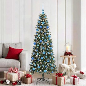 Árbol de Navidad artificial con 300 LED Verde 76 x 76 x 180 cm
