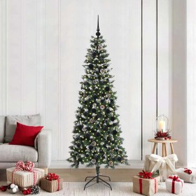 Árbol de Navidad artificial con 300 LED Verde 86 x 86 x 210 cm