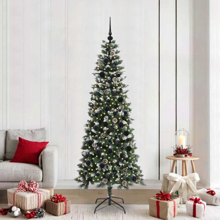Árbol de Navidad artificial con 300 LED Verde 86 x 86 x 210 cm