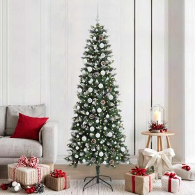 Árbol de Navidad artificial con 300 LED Verde 86 x 86 x 210 cm