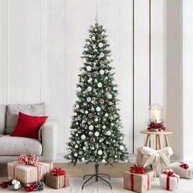 Árbol de Navidad artificial con 300 LED Verde 86 x 86 x 210 cm