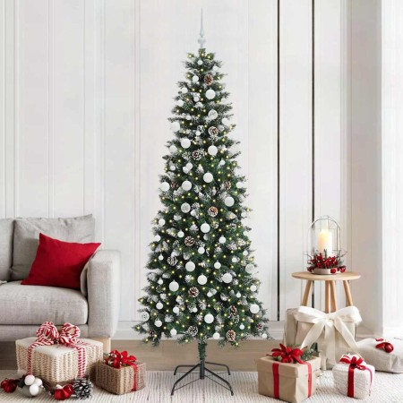 Árbol de Navidad artificial con 300 LED Verde 86 x 86 x 210 cm