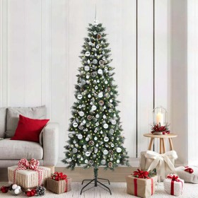 Árbol de Navidad artificial con 300 LED Verde 86 x 86 x 210 cm