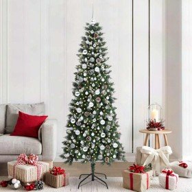 Árbol de Navidad artificial con 300 LED Verde 86 x 86 x 210 cm
