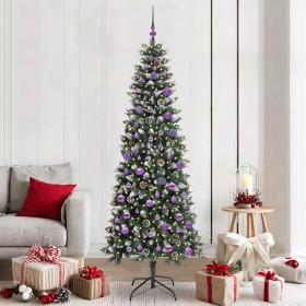 Árbol de Navidad artificial con 300 LED Verde 86 x 86 x 210 cm
