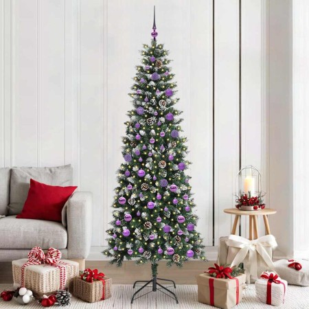 Árbol de Navidad artificial con 300 LED Verde 86 x 86 x 210 cm