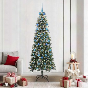 Árbol de Navidad artificial con 300 LED Verde 86 x 86 x 210 cm