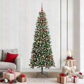 Árbol de Navidad artificial con 300 LED Verde 86 x 86 x 210 cm
