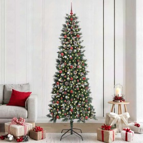 Árbol de Navidad artificial con 300 LED Verde 96 x 96 x 240 cm