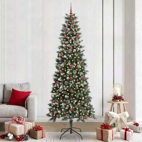 Árbol de Navidad artificial con 300 LED Verde 96 x 96 x 240 cm