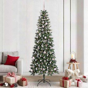 Árbol de Navidad artificial con 300 LED Verde 96 x 96 x 240 cm