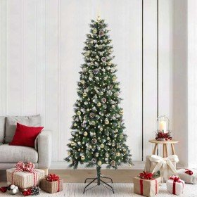 Árbol de Navidad artificial con 300 LED Verde 96 x 96 x 240 cm