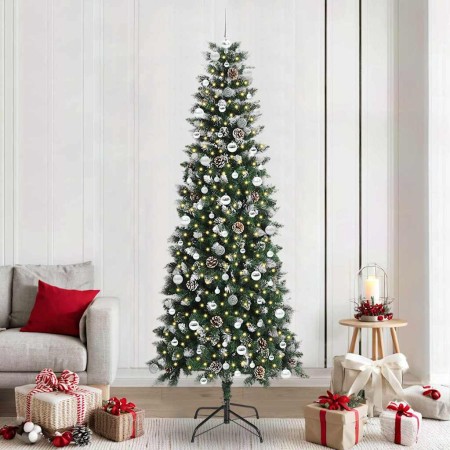 Árbol de Navidad artificial con 300 LED Verde 96 x 96 x 240 cm