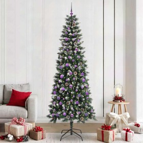 Árbol de Navidad artificial con 300 LED Verde 96 x 96 x 240 cm