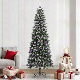 Árbol de Navidad artificial con 300 LED Verde 96 x 96 x 240 cm