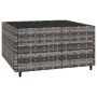 Set de muebles de jardín 4 pzas y cojines ratán sintético gris de vidaXL, Sofás de exterior - Ref: Foro24-319845, Precio: 303...