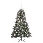 Árbol de Navidad artificial con 150 LED Verde 68 x 68 x 120 cm
