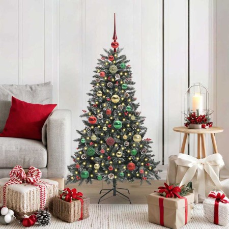 Árbol de Navidad artificial con 150 LED Verde 68 x 68 x 120 cm
