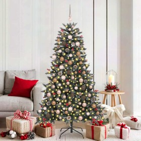 Árbol de Navidad artificial con 300 LED Verde 99 x 99 x 180 cm