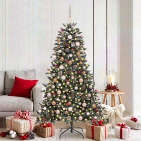 Árbol de Navidad artificial con 300 LED Verde 99 x 99 x 180 cm