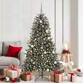 Árbol de Navidad artificial con 300 LED Verde 99 x 99 x 180 cm