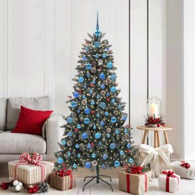 Árbol de Navidad artificial con 300 LED Verde 99 x 99 x 180 cm
