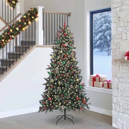 Árbol de Navidad artificial Verde 129.5 x 129.5 x 240 cm