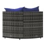 Garten-Ecksofas mit Kissen, 2 Stück, graues synthetisches Rattan von vidaXL, Outdoor-Sofas - Ref: Foro24-319854, Preis: 114,9...