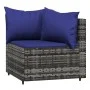 Garten-Ecksofas mit Kissen, 2 Stück, graues synthetisches Rattan von vidaXL, Outdoor-Sofas - Ref: Foro24-319854, Preis: 114,0...