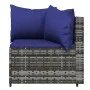 Garten-Ecksofas mit Kissen, 2 Stück, graues synthetisches Rattan von vidaXL, Outdoor-Sofas - Ref: Foro24-319854, Preis: 114,0...