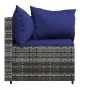 Garden corner sofas with cushions 2 pcs gray synthetic rattan by vidaXL, Outdoor sofas - Ref: Foro24-319854, Price: 114,05 €,...