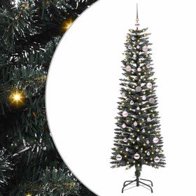 Árbol de Navidad artificial con 150 LED Verde 43 x 43 x 150 cm