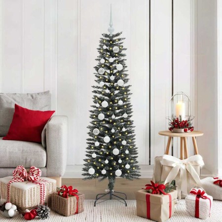Árbol de Navidad artificial con 150 LED Verde 43 x 43 x 150 cm