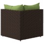 Garten-Ecksofas mit Kissen 2 Stück synthetisches Rattan braun von vidaXL, Outdoor-Sofas - Ref: Foro24-319826, Preis: 192,46 €...