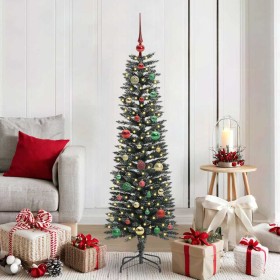 Árbol de Navidad artificial con 150 LED Verde 43 x 43 x 150 cm