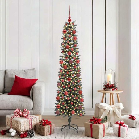 Árbol de Navidad artificial Verde 180 cm PVC, Plástico y Acero en Arboles de navidad | Comprar online en Foro24