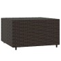 4-teiliges Gartenmöbel-Set und braune synthetische Rattankissen von vidaXL, Outdoor-Sofas - Ref: Foro24-319831, Preis: 284,81...