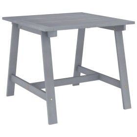Garden dining table solid gray acacia wood 88x88x74 cm by vidaXL, Garden tables - Ref: Foro24-312410, Price: 114,77 €, Discou...