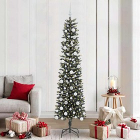 Árbol de Navidad artificial con 300 LED Verde 58 x 58 x 210 cm