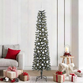 Árbol de Navidad artificial con 300 LED Verde 58 x 58 x 210 cm