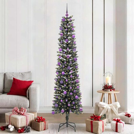 Árbol de Navidad artificial con 300 LED Verde 58 x 58 x 210 cm
