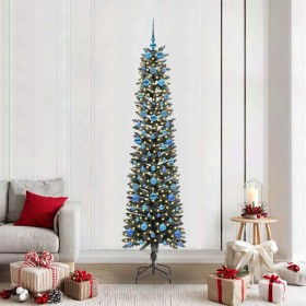 Árbol de Navidad artificial con 300 LED Verde 58 x 58 x 210 cm