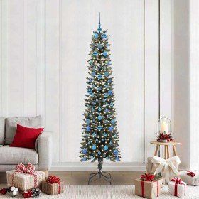 Árbol de Navidad artificial con 300 LED Verde 58 x 58 x 210 cm