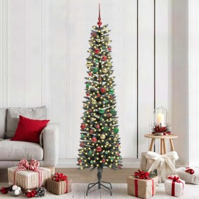 Árbol de Navidad artificial con 300 LED Verde 58 x 58 x 210 cm